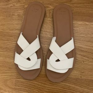White Sandals